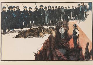 William Ellingson
Mass Burial at Wounded knee, 1974
