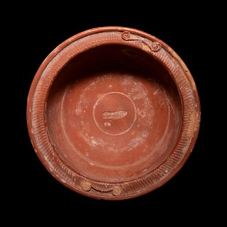 A Roman Terra Sigillata Cup
Diameter 3 7/8 inches.