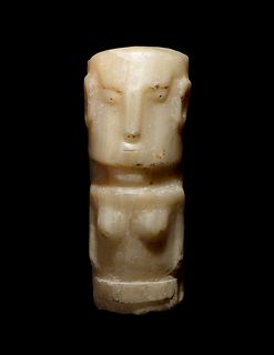 A South Arabian Alabaster Figure
Height 12 inches.