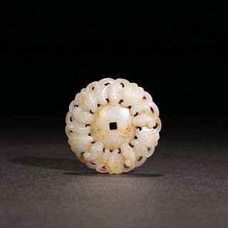 A Chinese Hetian Jade Carved Pornament
