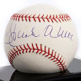 Hank Aaron Autographed Official Baseball