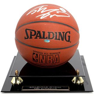 Shaquille O'Neal Autographed Spalding Basketball