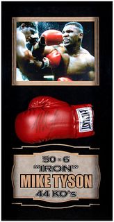 Autographed Boxing Glove By Mike Tyson