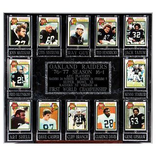 Oakland Raiders 76-77 Season Super Bowl XI Cards