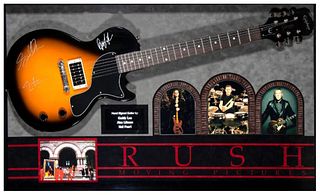 Rush signed guitar