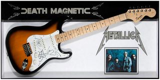 Metallica signed guitar