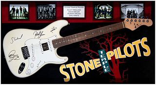 Stone Temple Pilots signed guitar