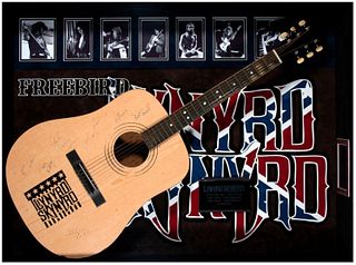 Lynyrd Skynyrd signed guitar