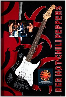 Red Hot Chili Peppers signed guitar