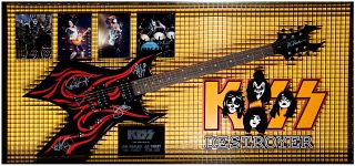 Kiss signed guitar
