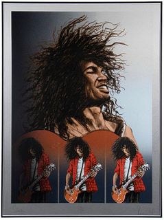 Slash Signed Limited Edition Framed Collectible.