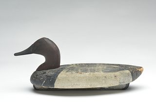 Very rare cork wing duck, James Holly, Havre de Grace, Maryland, last quarter 19th century.