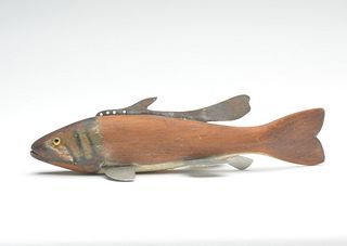 Fish decoy, Hans Janner, Mount Clemens, Michigan.