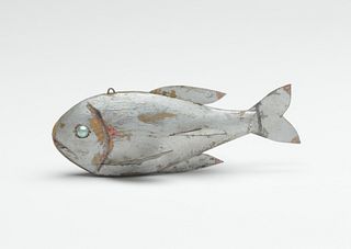 Fish decoy, Chet Sawyer, Minnesota, 1st half 20th century.