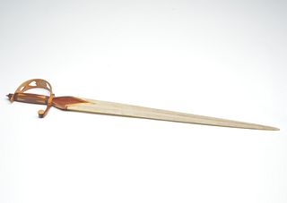 Swordfish bill souvenir sword, probably New England, 1st quarter 20th century.