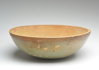 Extra large painted bowl.