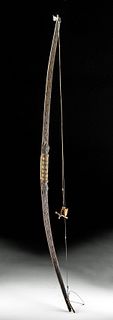 20th C. Indonesian Carved Wood Bow