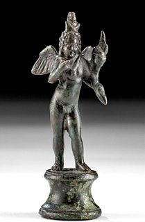 Published Exhibited Egyptian Bronze Harpokrates / Eros