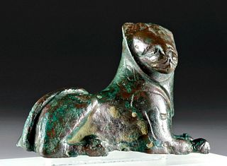 Greek Archaic Bronze Lion, ex-Leo Mildenberg
