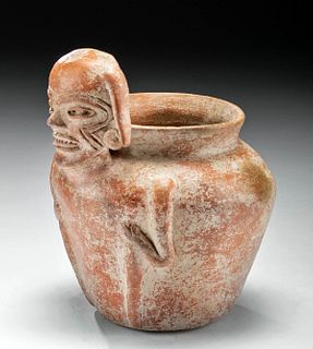 Teotihuacan Pottery Vessel - Anthropomorphic