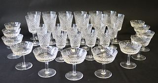 35 Waterford Fine Cut Glasses