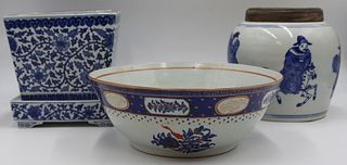 Grouping of 19th and 20th Century Chinese Pottery.