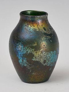 Tiffany Favrile Cypriot Glass Vase