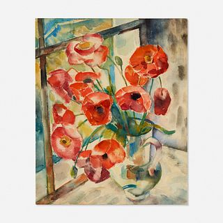 Vaclav Vytlacil, Poppies in a Vase