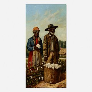 William Aiken Walker, Untitled (Two Cotton Pickers)