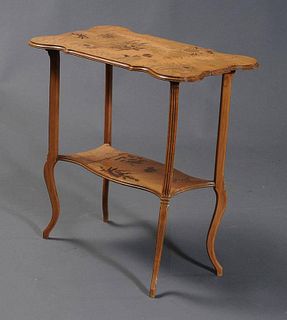 Emile Galle Inlaid Table