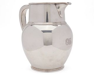 TIFFANY & CO. Silver Water Pitcher, ca. 1925