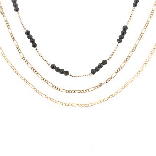 A Pair of Fashionable Chains in 14K
