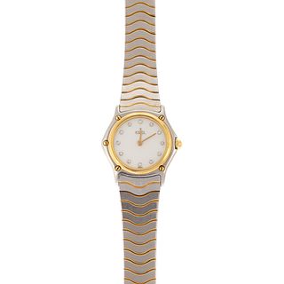A Ladies Two Toned Ebel "Wave" Wrist Watch