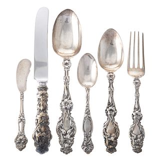 Whiting Sterling "Lily" Flatware Service