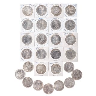 27 Cleaned Silver Dollars