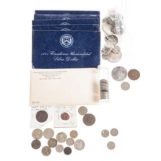 Variety of US Silver, Type & Copper Coins