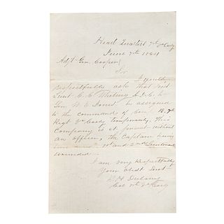 Confederate Military Document, Signatures, 1864