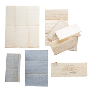 Confederate Soldier's Letters & Pass