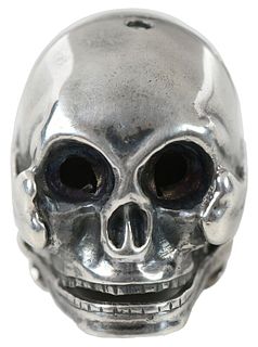 Silver Skull Memento Mori
