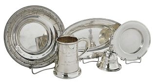 Five Silver Hollowware Items