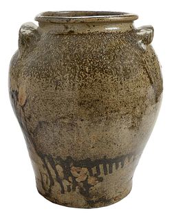 Important Early Dave Drake Attributed Inscription Jar