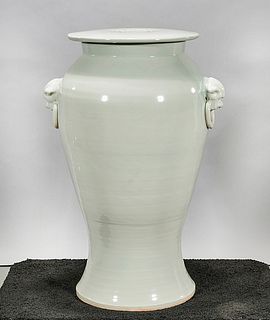 Tall Chinese Glazed Porcelain Garden Seat