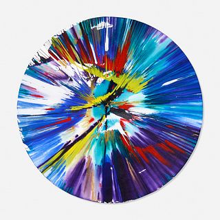 Damien Hirst, Circle Spin Painting