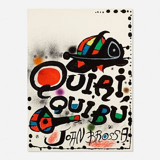 Joan Miró, Quiri Quibu John Brossa