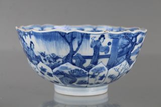 18th C. Chinese Blue/White Porcelain Bowl