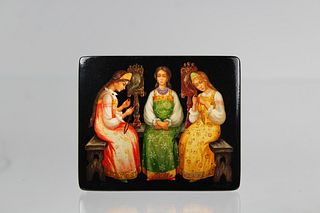 Signed, Russian Handpainted/Lacquered Box