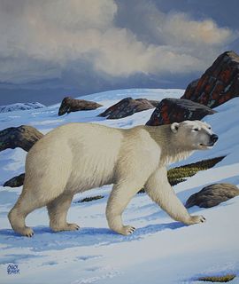 Chuck Ripper (B. 1929) "Polar Bear"