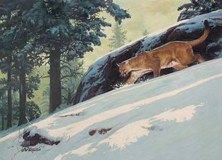 Shannon Stirnweis (B. 1931) "Mountain Lion"
