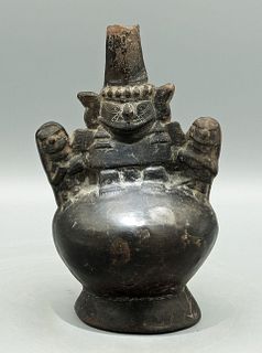 Lambayeque Naymlap Bottle - Peru, ca 700-1300 AD