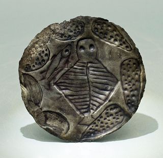 Lambayeque Silver Plaque - Peru, ca 700 - 1300 AD
